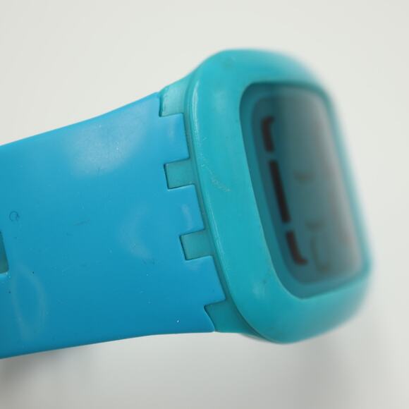 Swatch Touch Blue Digital 39mm Watch Alarm Chrono Timer Silicone w New Battery - Picture 9 of 16